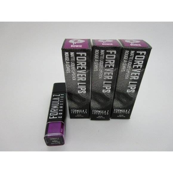 Formula Z Cosmetics FOREVER LIPS Matte Liquid Lipstick - BOWIE - Lot of 3